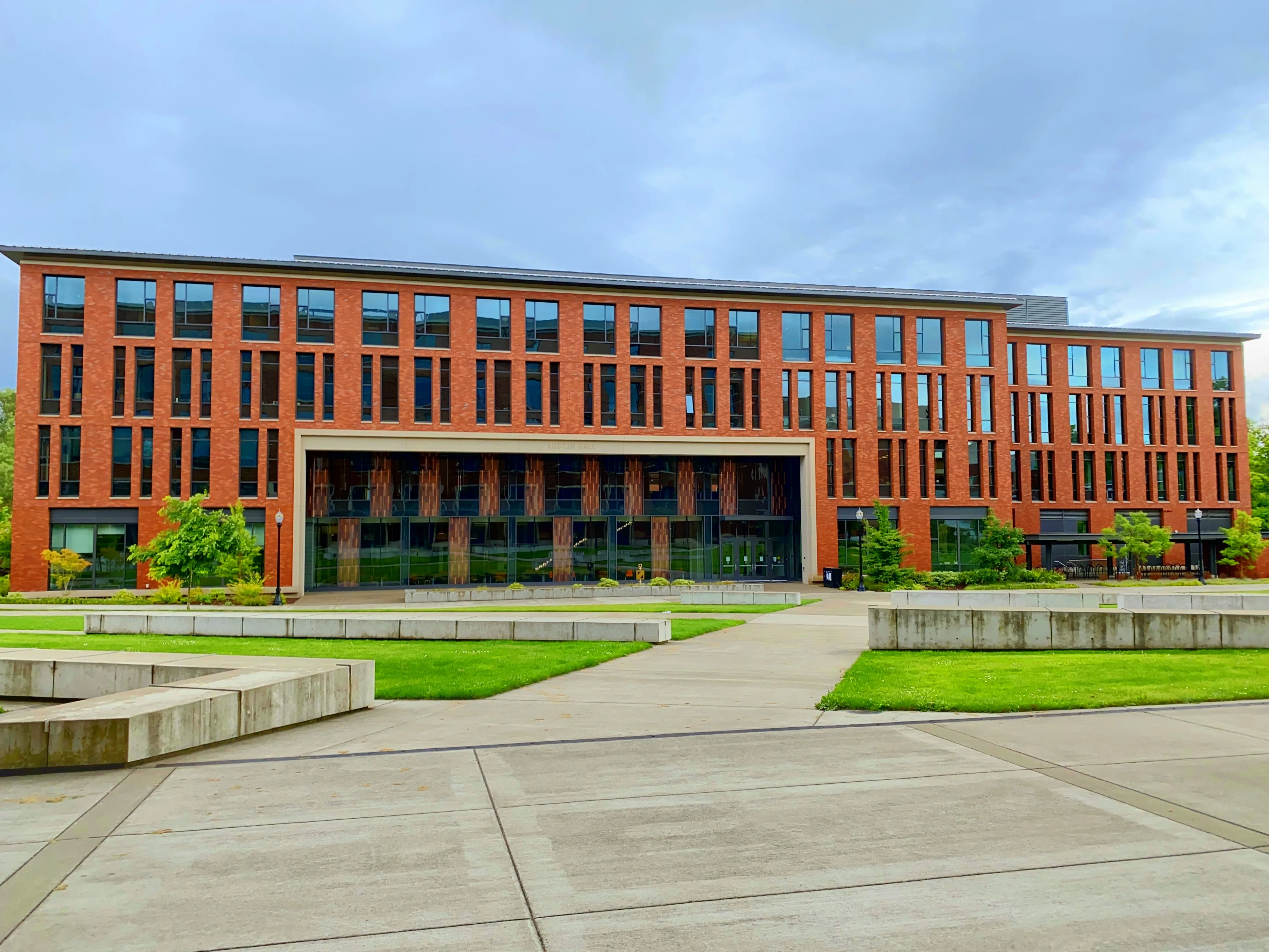 University campus building exterior